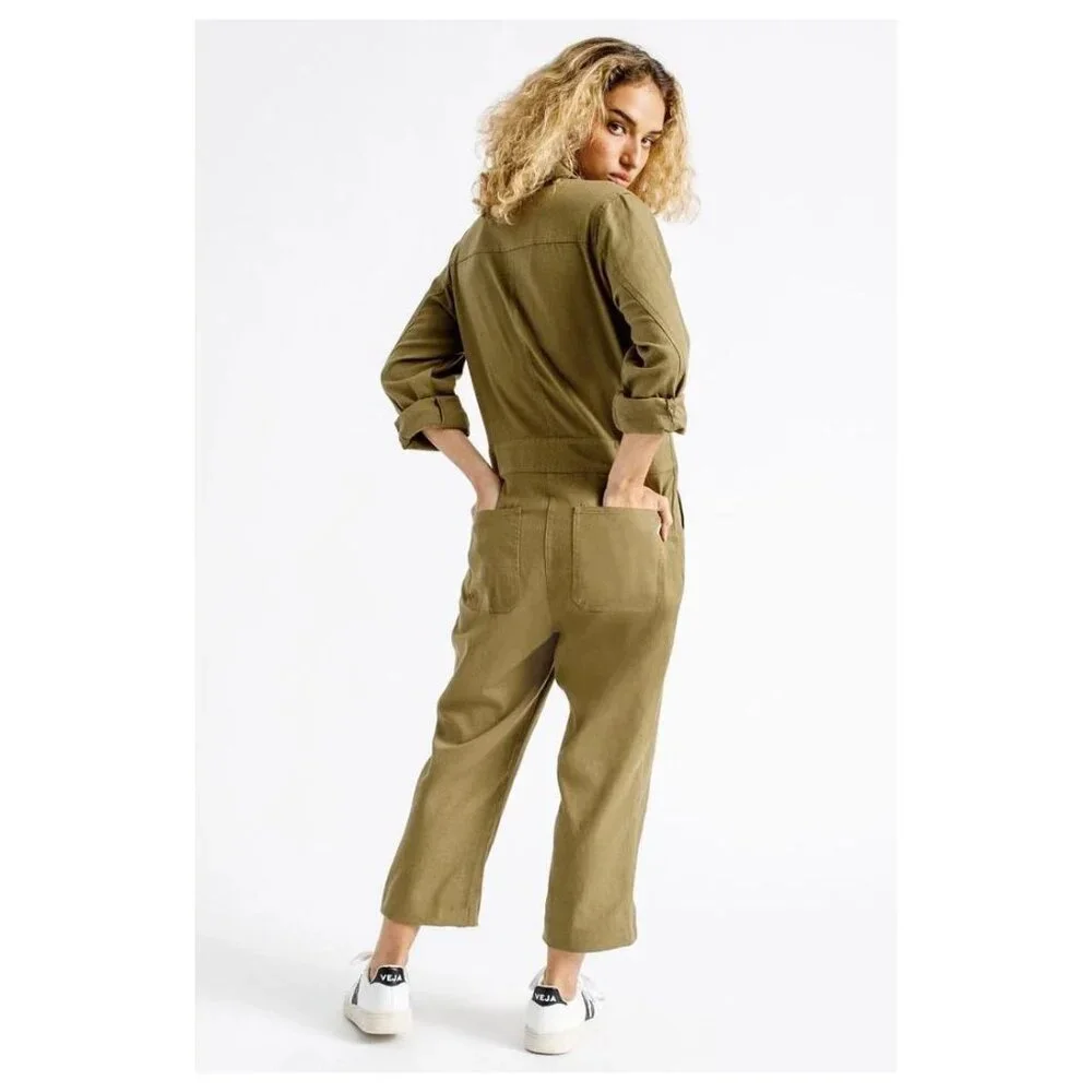 Anthropologie Melbourne Overalls Coverall Jumpsuit Mechanic Boiler Suit Workwear - Picture 4 of 12